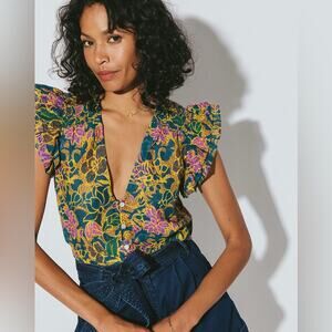 Cleobella Chloe Indoblock Print Top